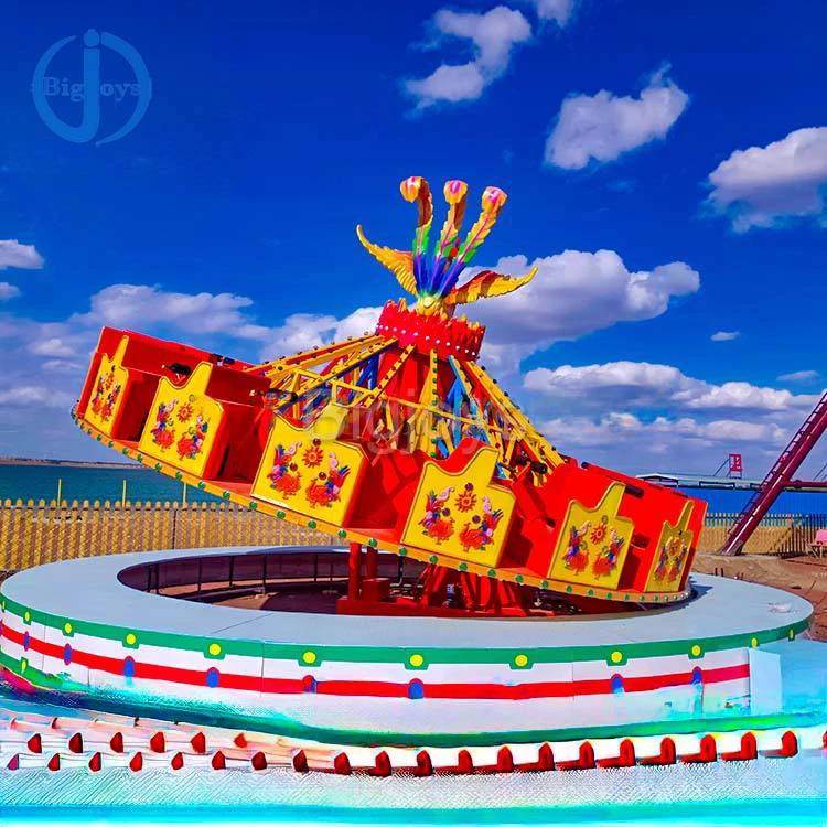 Turntable Ride Amusement Park Rotary Phoenix Turntable Ballerina Ride Thrilling Rotary ...