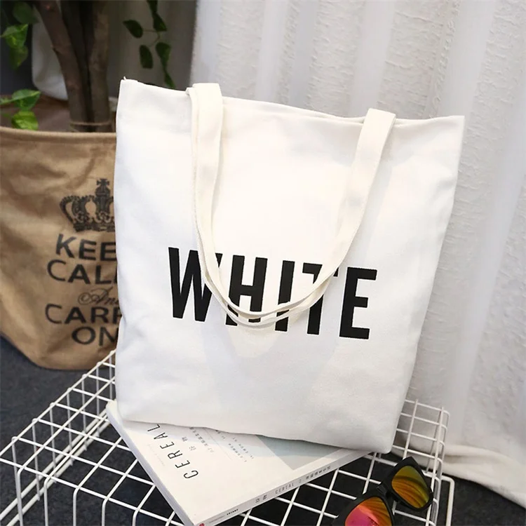 Buy Wholesale China Logo Printed Pattern Diy Recycled Shopping Casual  Activities Carrier Bags Canvas Tote Bag & Tote Bag,canvas Tote Bag at USD  0.8