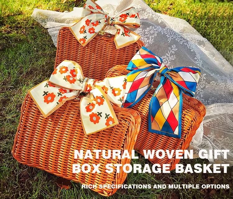 Wholesale Empty Handmade Wicker Picnic Basket For Gift Buy High