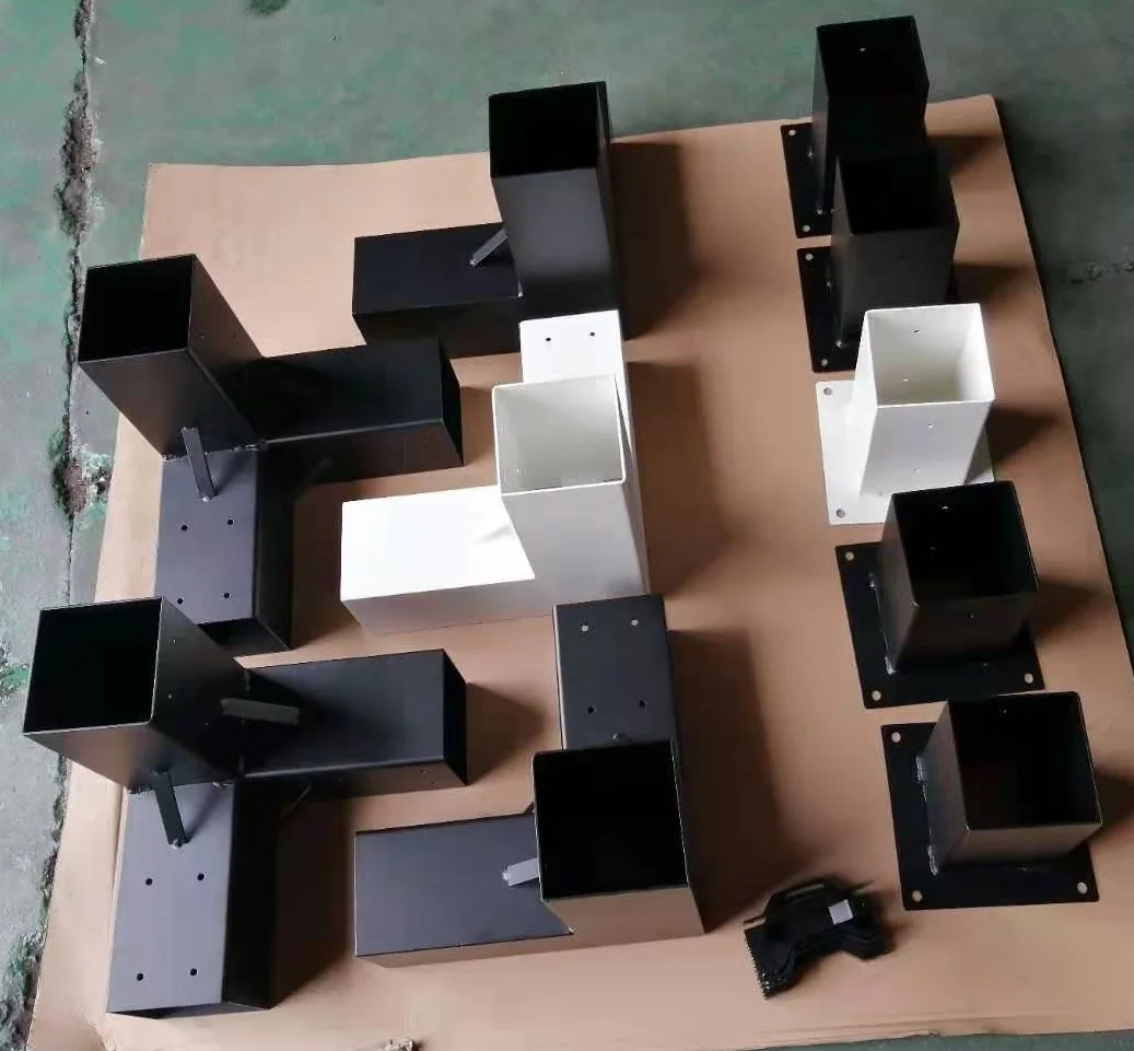 Heavy Duty Concrete Post Anchor 4x4 Post Base Hot Deep Galvanized U