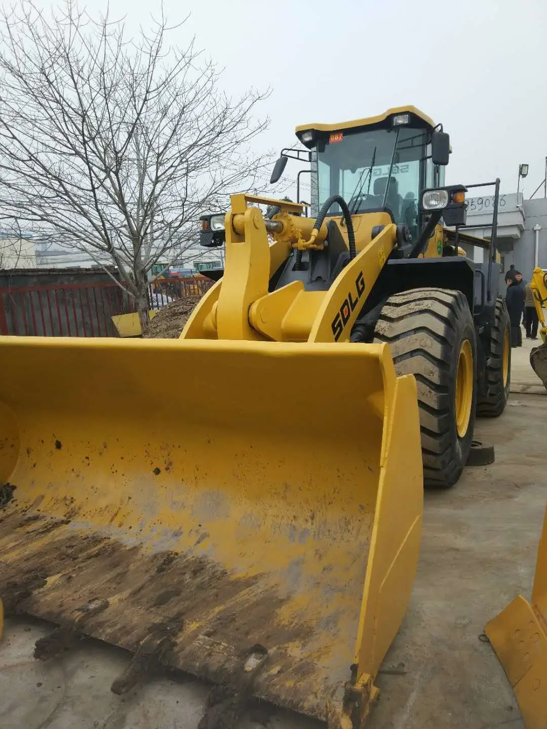 SDLG 956 Used Wheel Loaders With Caterpillar Engine High Performance