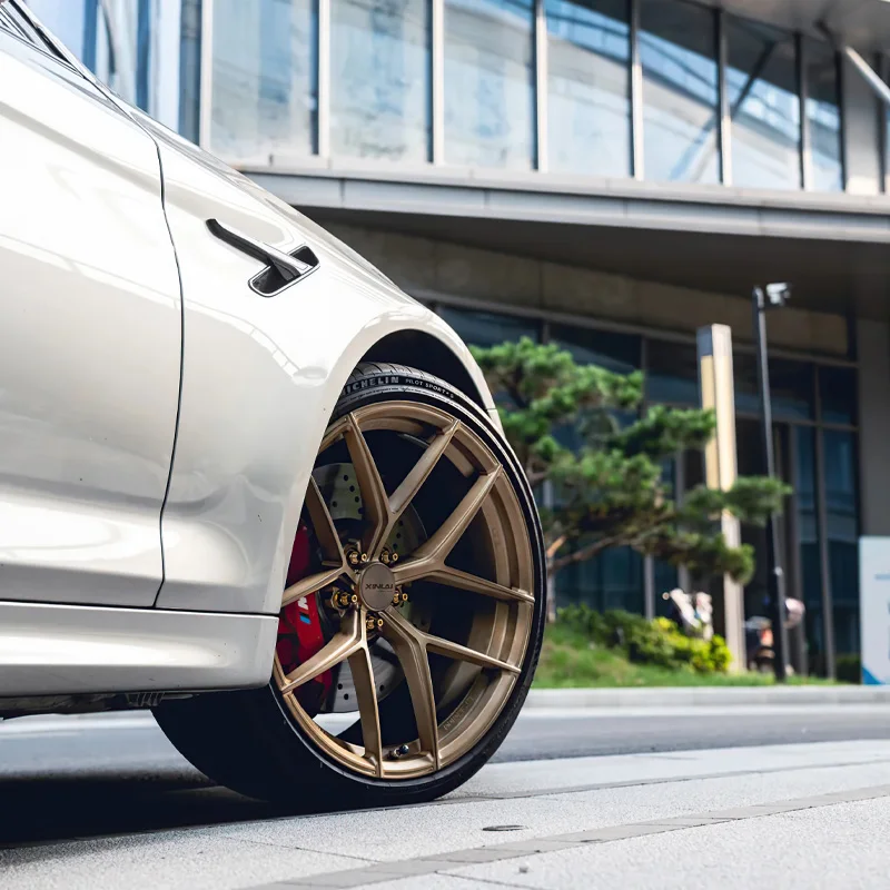 XL Monoblock Bronze Deep Dish Gold Rim Concave Custom Forged Wheel 5x114.3 5x120 5x112 Car Alloy Wheels for bmw Audi Mercedes - Image 6