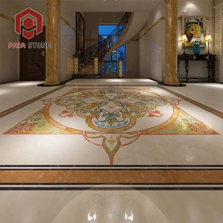 product modern design water jet mosaic designs different type inlay marble graphic design dolomite cut to size  modern hotel-1