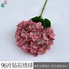 96-piece diamond hydrangea GFG deep pink