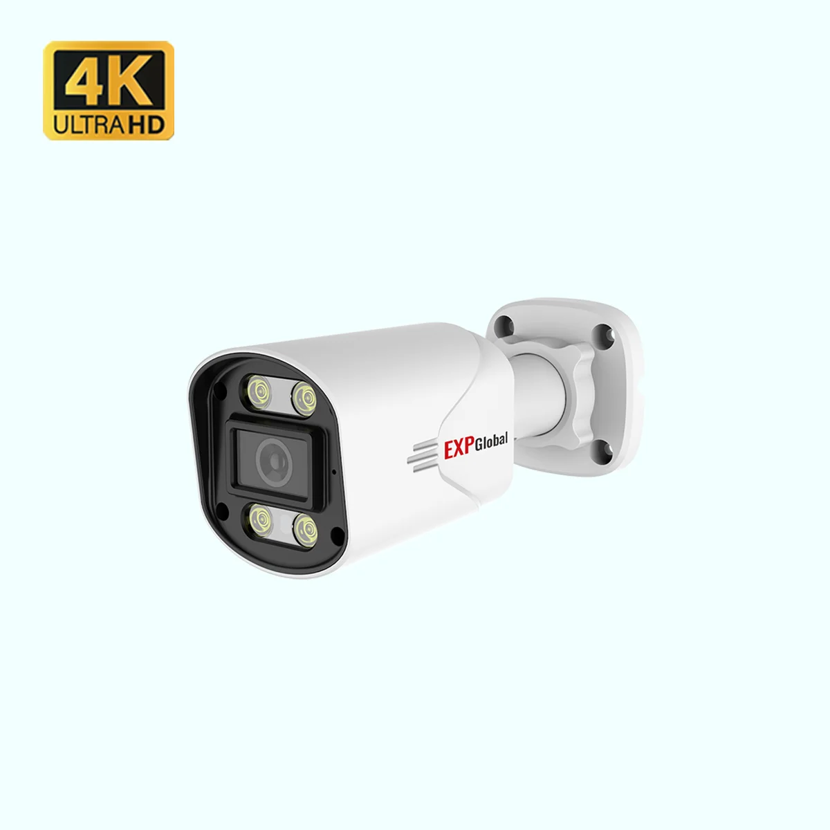 EXPGlobal 8MP Audio POE IP Camera H.265 Waterproof Outdoor CCTV Security With IP66 POE NVR System_voghion.com