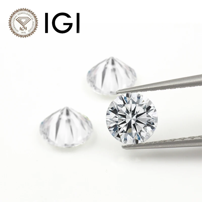 Igi Certified Diamond Manmade Created Real Diamond Vs Vvs Grade Loose