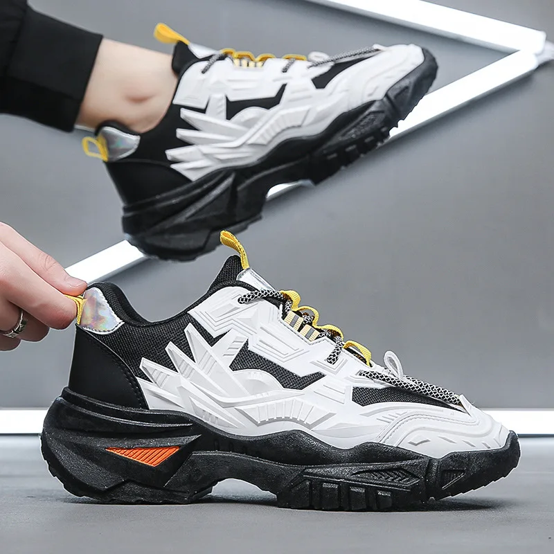New mecha Transformers sports shoes, trendy shoes, breathable casual men's shoes