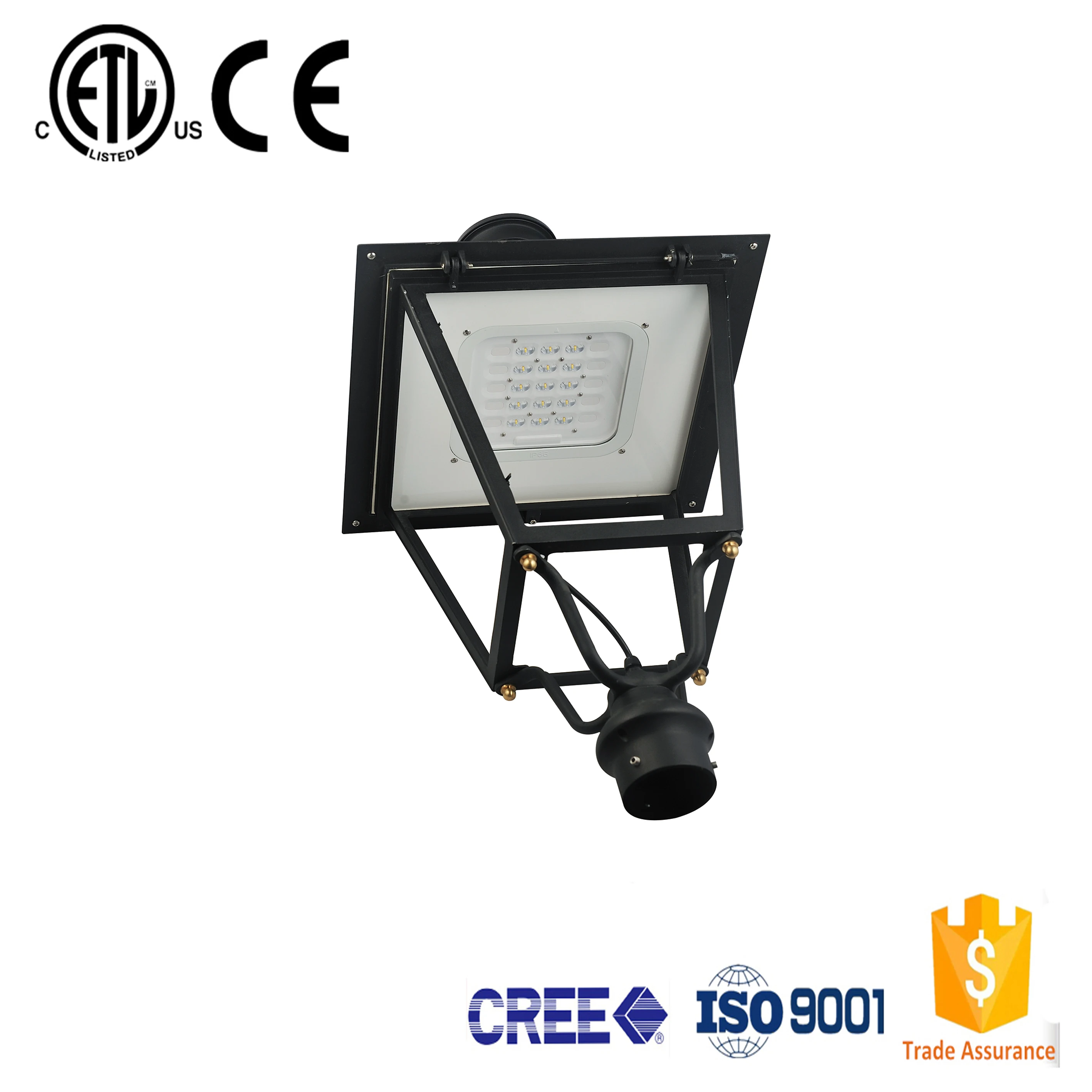 Classical Design 5 Years Warranty CE ROHS Certificate Die Cast Aluminum LED Garden Post Top Lantern