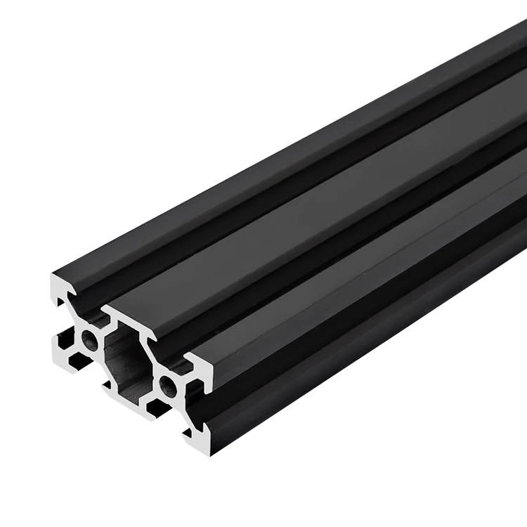 2040V Slot Black Extruded Aluminum Profile 2040V Slot V Slot Aluminum Printer Black Oxidation groove Track