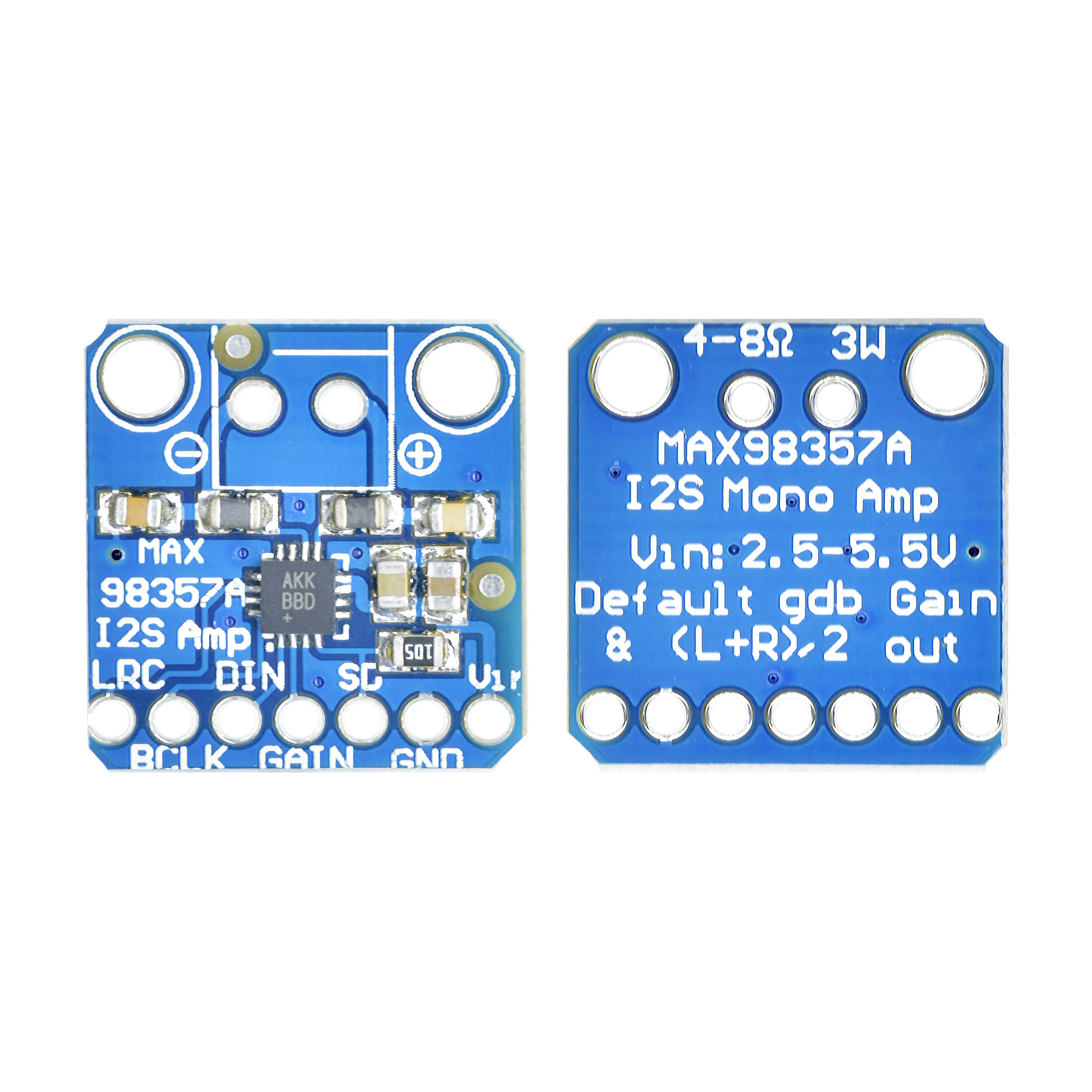 Modulo Amplificatore MAX98357 I2S Classe D 3W - Decoder Per ESP32 E Raspberry Pi
