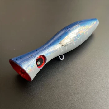 RUNTOO High Quality Saltwater Top Water 120 160 200mm Floating Popper Tuna GT Surface Artificial Trolling Big Game Fishing Lure