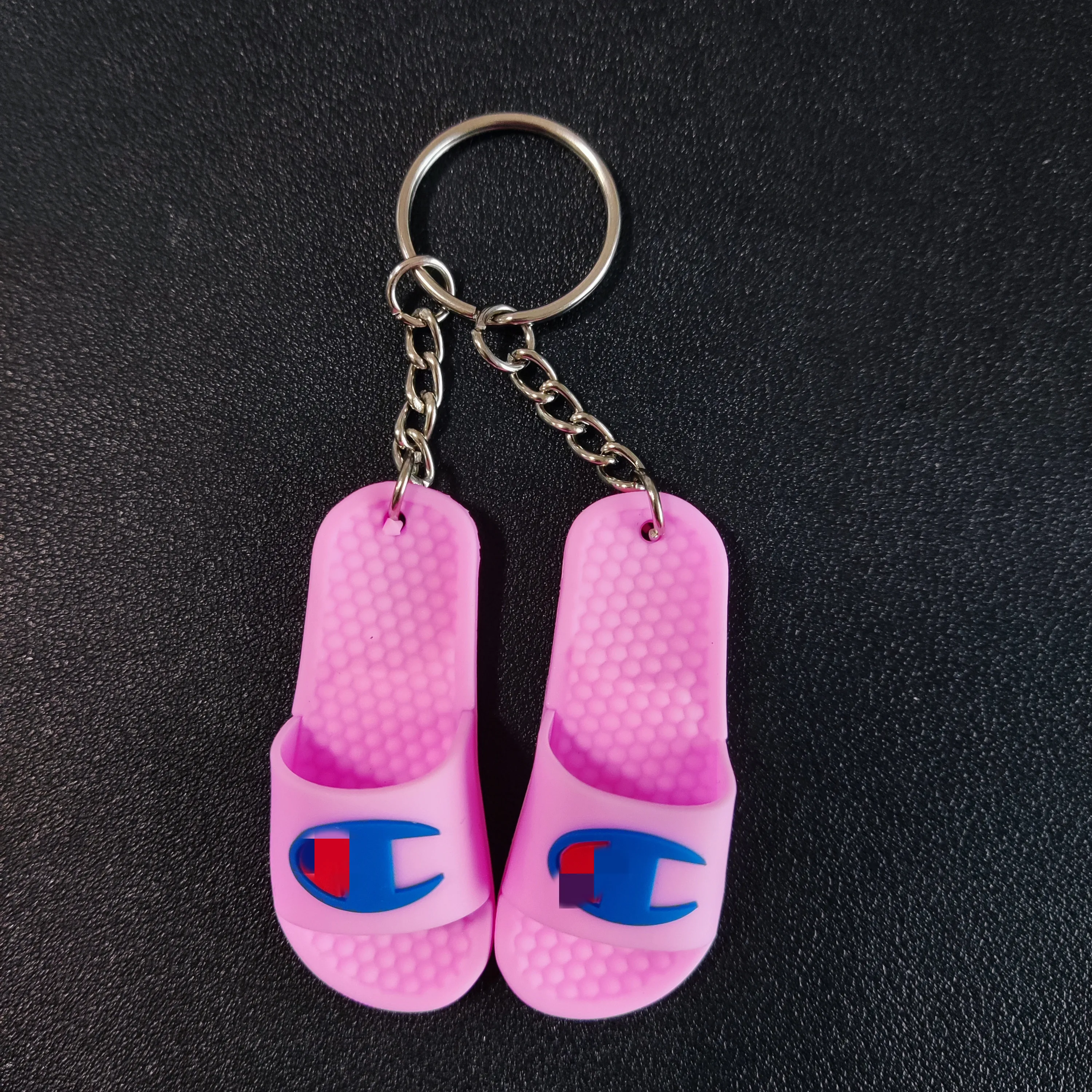 2023 Hot Selling Mini Shoes 3d Slipper Sneaker Keyring Car Key Chain Brand Bulk Basketball Shoe