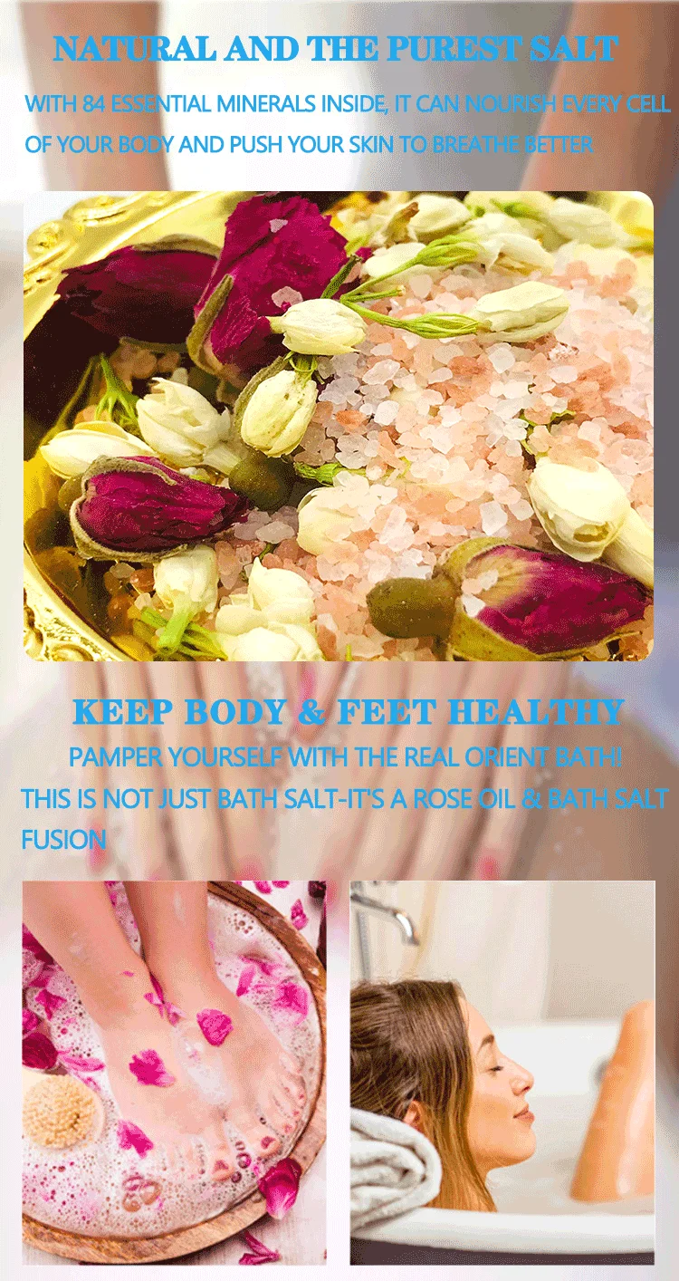 Dead Sea Bath Foot Soak Lavender Magnesium Bath Salt Flakes Stronger