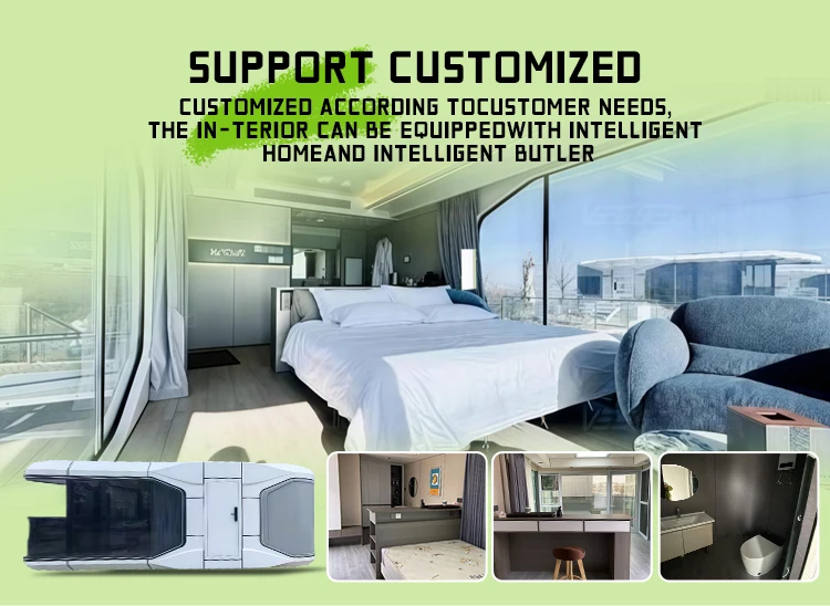 Space Capsule House Modular Prefabricated Houses Luxury Prefab Homes Capsule Homes Luxury Casa Modular Home Capsule Hotel