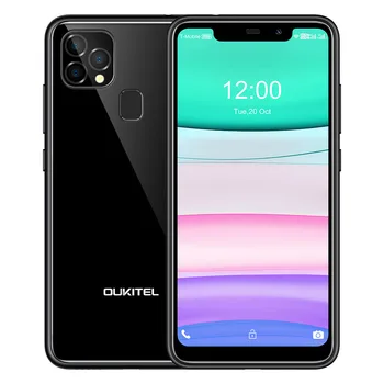 OUKITEL C22 Smartphone 5.86'' 4GB 128GB Android 10.0 Smartphone 2.5D Glass Cover 13MP Triple Camera Quad Core 4G Mobile Phone