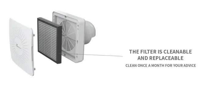Air Purifier, HEPA, Wall - detail 8