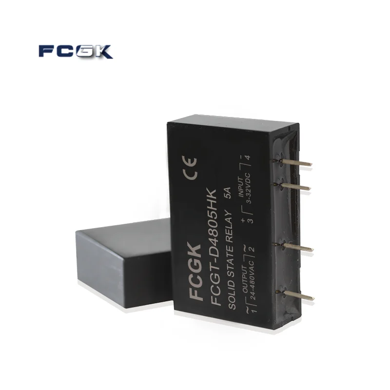 SIP Solid State Relay 5a SSR Relay Dc Control  Ssr Pcb Input 3V 5V 12V 24V 32V Ssr 5a Pcb Mount