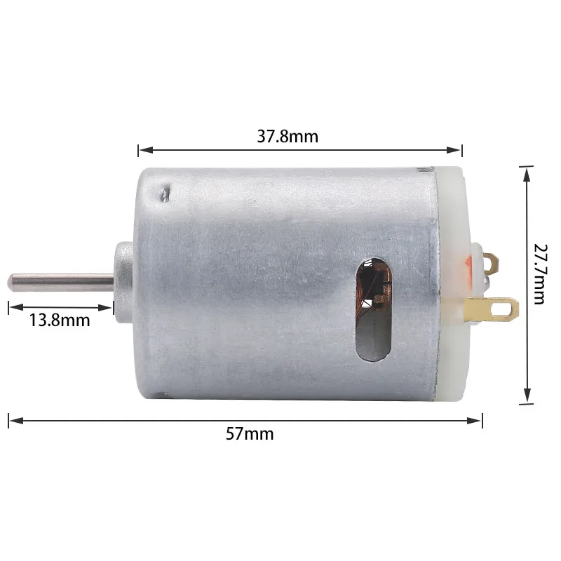 RS-385 DC Gear Motor - High Speed Micro Stainless Steel Motor for