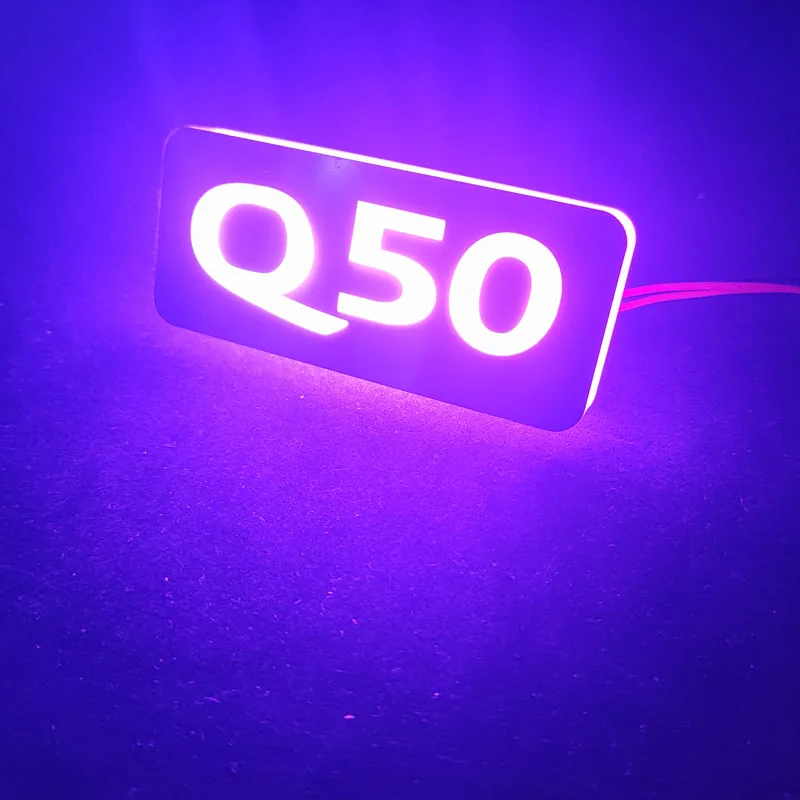 Fully Custom LED Light up Car Emblem 12V New Condition