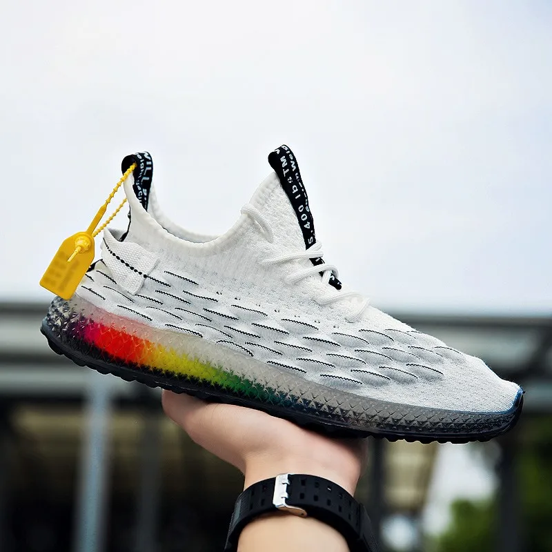 Спортивная обувь больших размеров; Модная мужская повседневная обувь; Модная удобная дышащая обувь; Zapatillas; Новинка; Высококачественная обувь для бега с рыбьими весами; Сезон осень