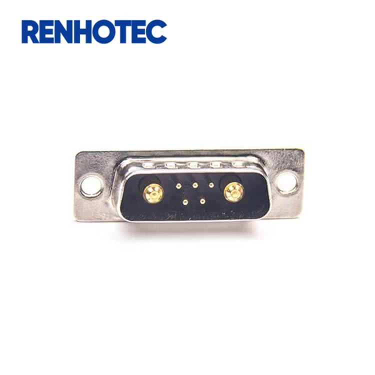 DB 7W2 Connector D Sub Combo 7W2 Male Solder Type