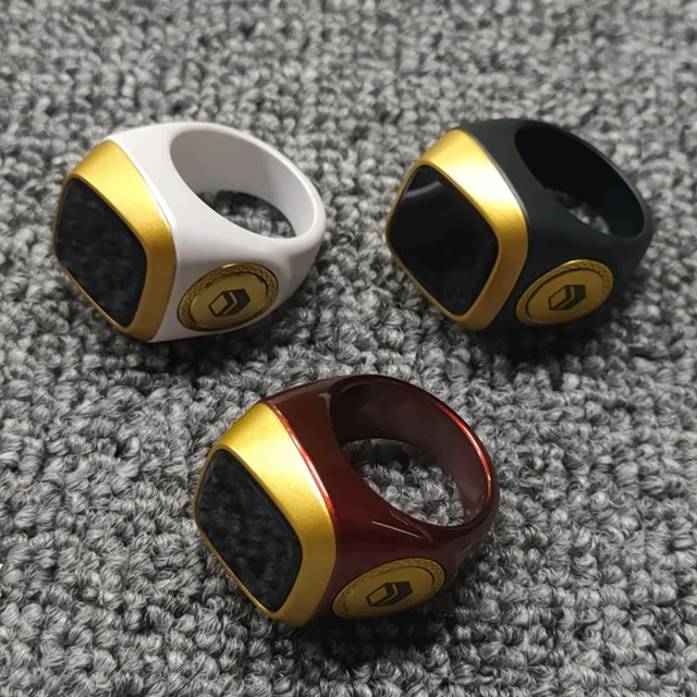 Islamic Iqibla Smart Tasbih Tally Counter Ring Muslims Digital Tasbih Counter Smart Zikr Ring for Ramadan