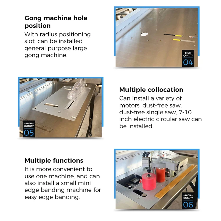Single Phase Combination Woodworking Power Tool Multifunctional Cutting Machine Wood Circular Saw
