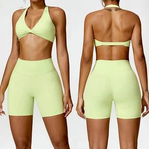 High Waist Butt Lift Yoga Shorts Women Quick Dry Breathable Nylon Spandex Custom Logo Gym Fitness Workout Biker Bottoms