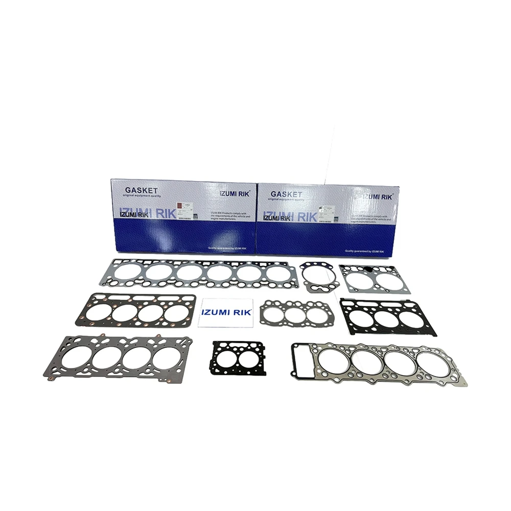 Diesel Engine Spare Parts IZUMI RIK 3TNE72 3TNE74 3TNE74B Cylinder Head Gasket for Yanmar