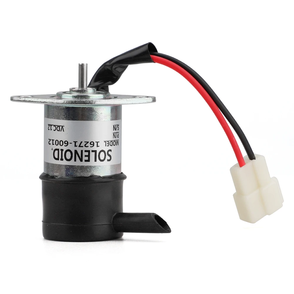 IZUMI Stop Solenoid 16271-60012 for Kubota KX41-2 KX61-2 KX91-2 Construction Machinery Engine Parts
