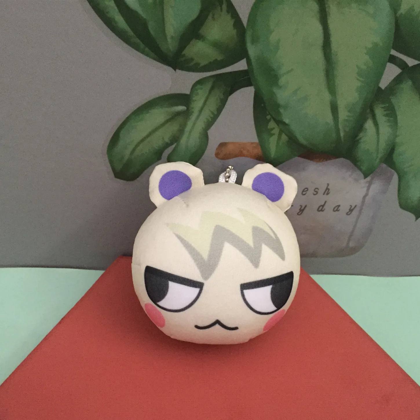 Custom Made Omanjuu with Ears Manjuu Fillings Inside Anime Plush Keychain Pendant