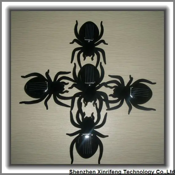 Экологичные гаджеты, пластиковые маленькие солнечные игрушки, солнечные насекомые, солнечные пауки, игрушки для детей, игрушки