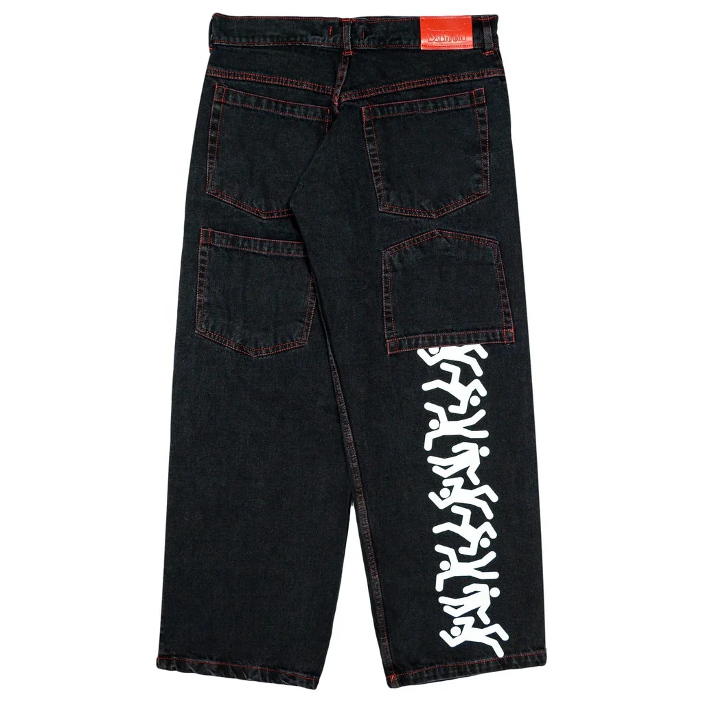 Ruyi High Quality Baggy Denim Custom Baggy Jeans For Men Loose Hip Hop ...