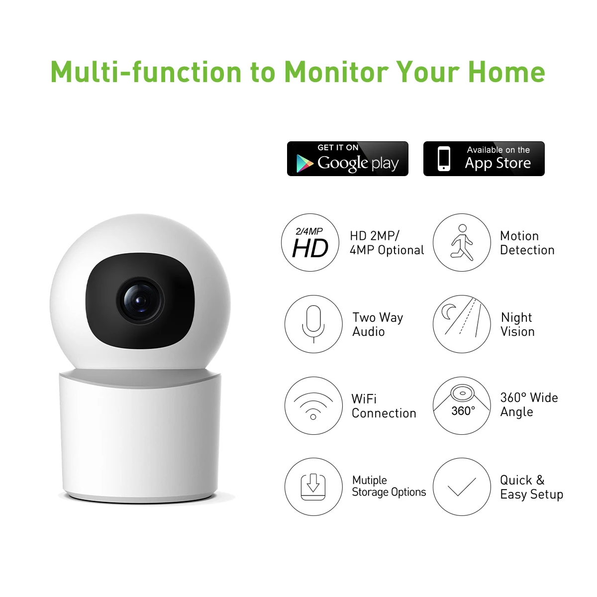 4mp indoor ptz wifi security camera hd cctv with night vision alarm storage motion detection tf card cloud-70