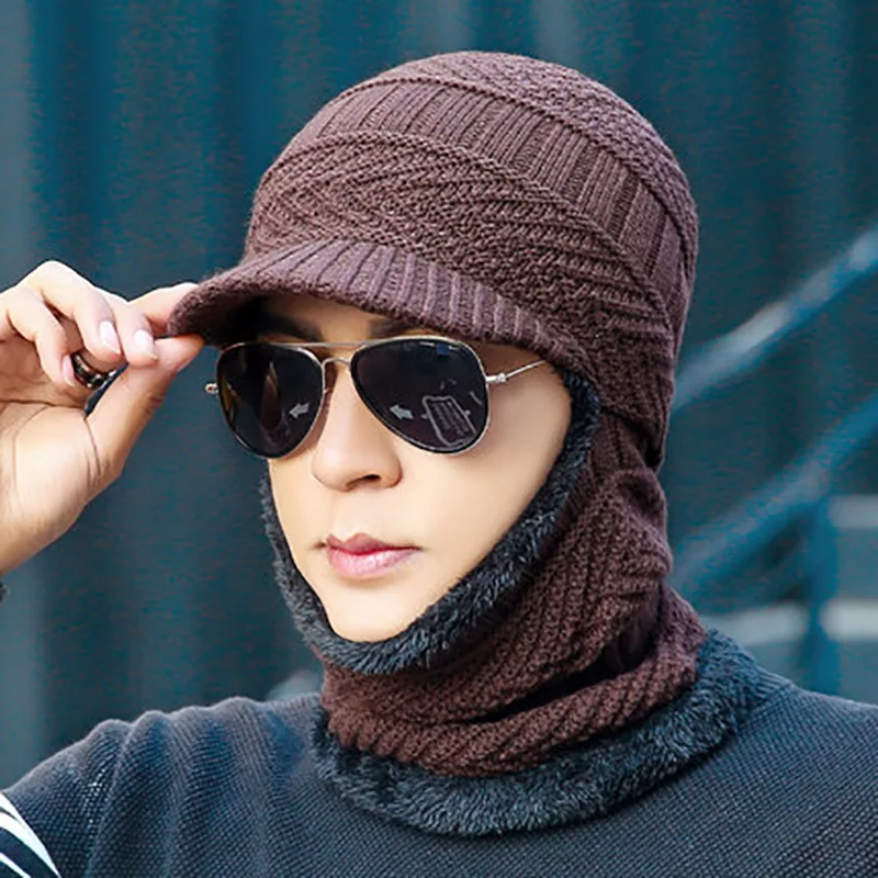 YIWU Windproof Thermal Face Mask Fleece Hat Headscarf Hood Bike Balaclava Winter Ski Neck Warm Cycling Hat