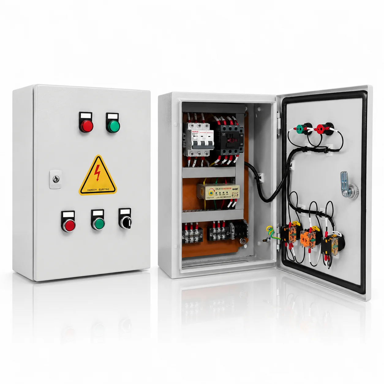 Pre-Wired Integrated Control Panel | Electrical Distribution Box | IP66 Rated Cold Rolled Steel | CE Certified | Save 60%