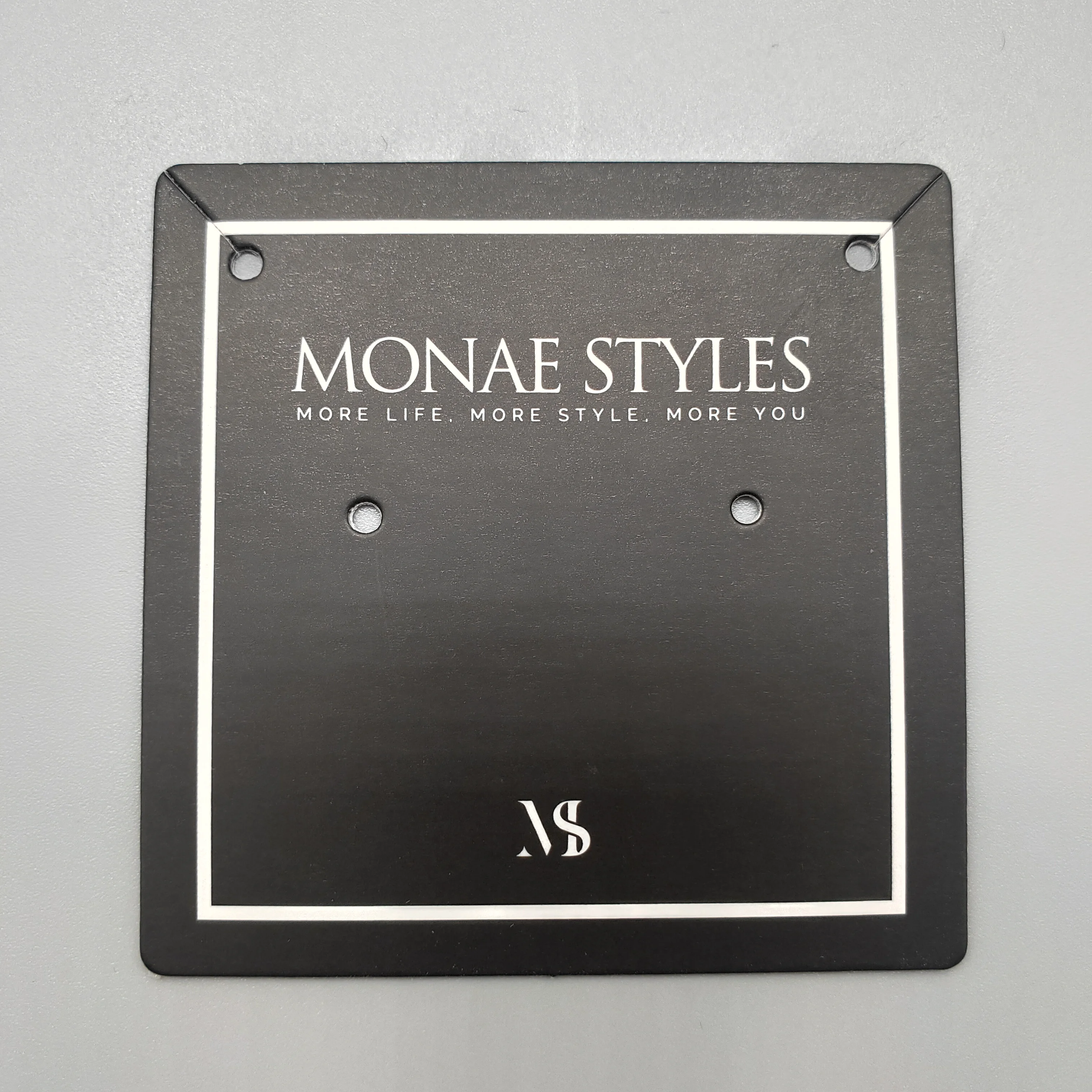 Индивидуальная торговая марка, печатный браслет, серьги, дисплей, бумажный держатель для карт, упаковка, ожерелье, ювелирные изделия, серьги, открытки с логотипом