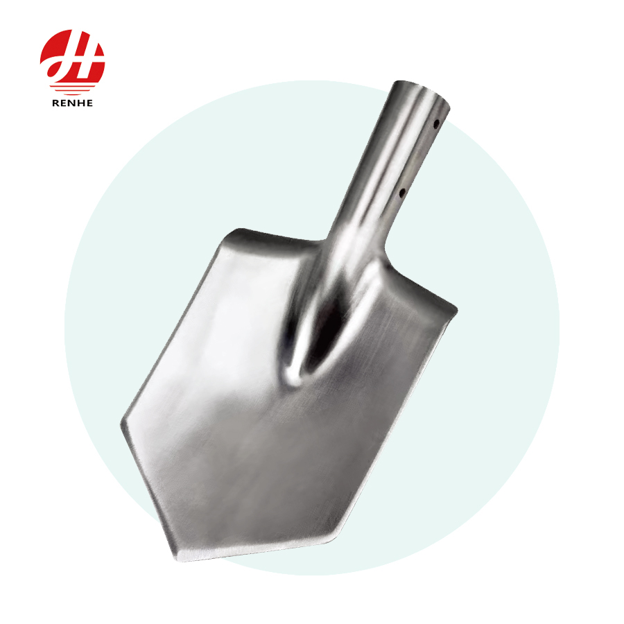 Presyo para sa Buong-buwan: Maramihang Gamit na Kasangkapan—Puting Bakal na Pala para sa Camping, Pagsasaka at Hardin, Ulo ng Pala para sa Pag-uugat