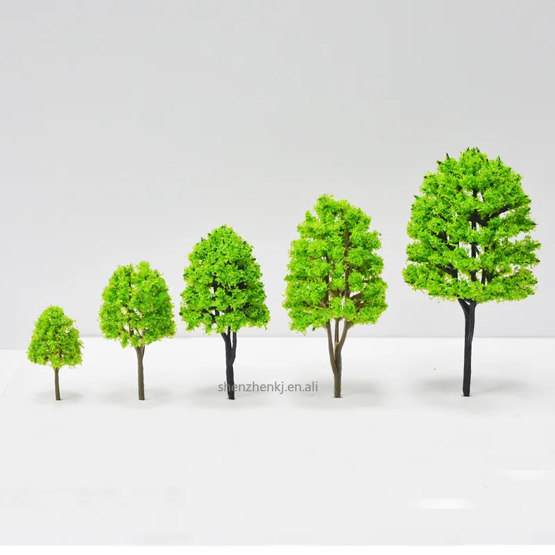 Model Trees Railroad Diorama Mini Scenery Plastic Scale Scene Decoration Building Landscape Accessories