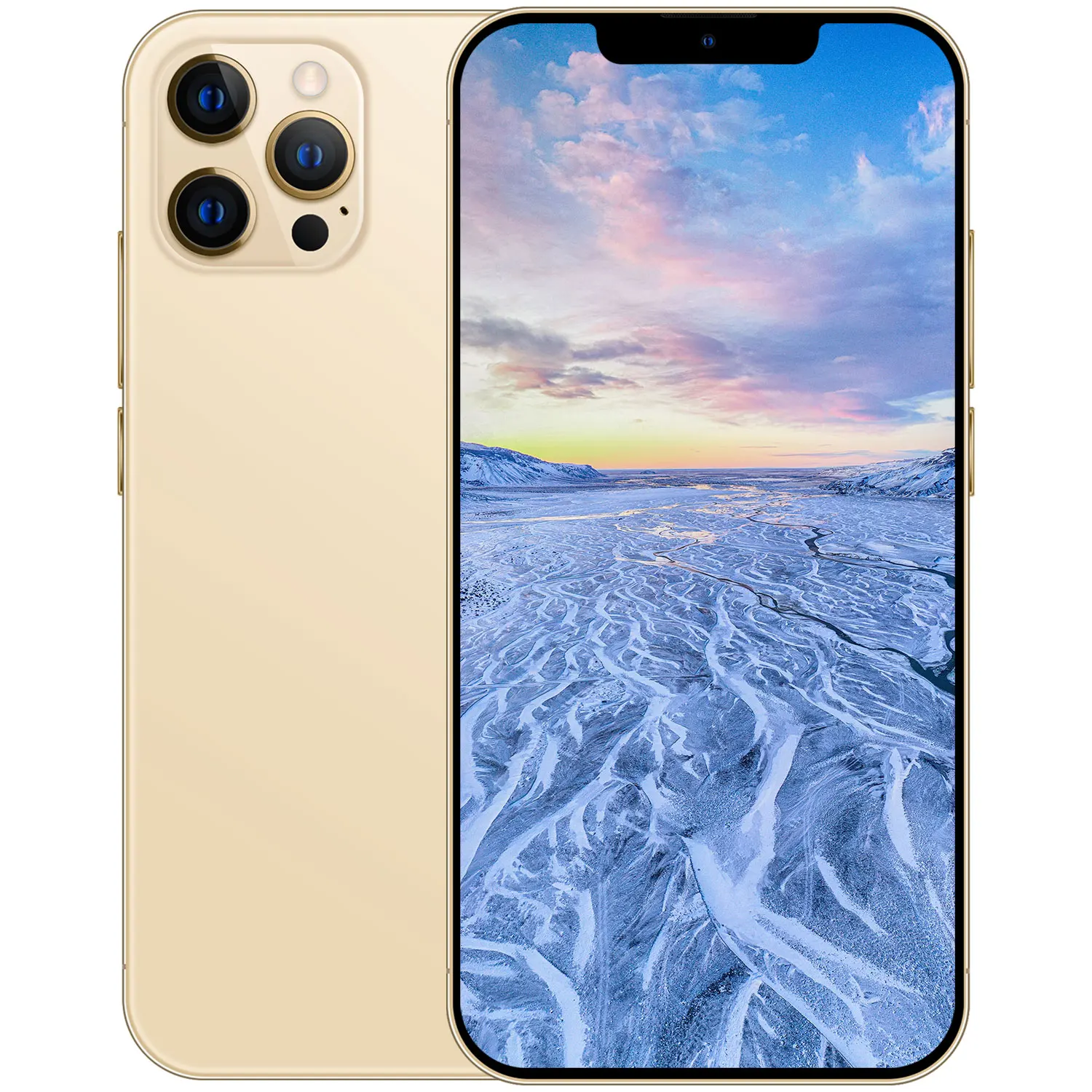 I12 pro Max смартфон экран 6 7 дюймов 8 ГБ + 256 Android система 16 Мп 32 МП 6800