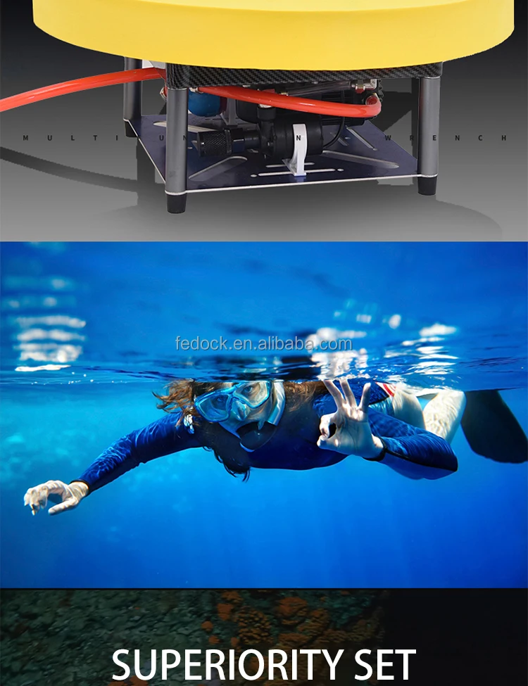 Diving Ventilator Diving 3 Hours Depth 20m Tankless Diving System