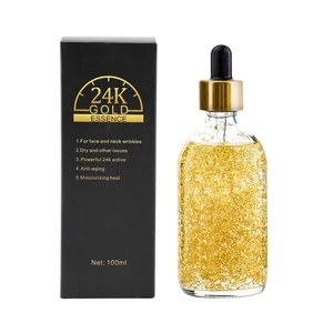 Ocean Brand 24K Gold Face Serum Anti-Aging Properties Pure Essential Oil Moisturizing Firming Skin Care CE GMP Certified OEM/ODM