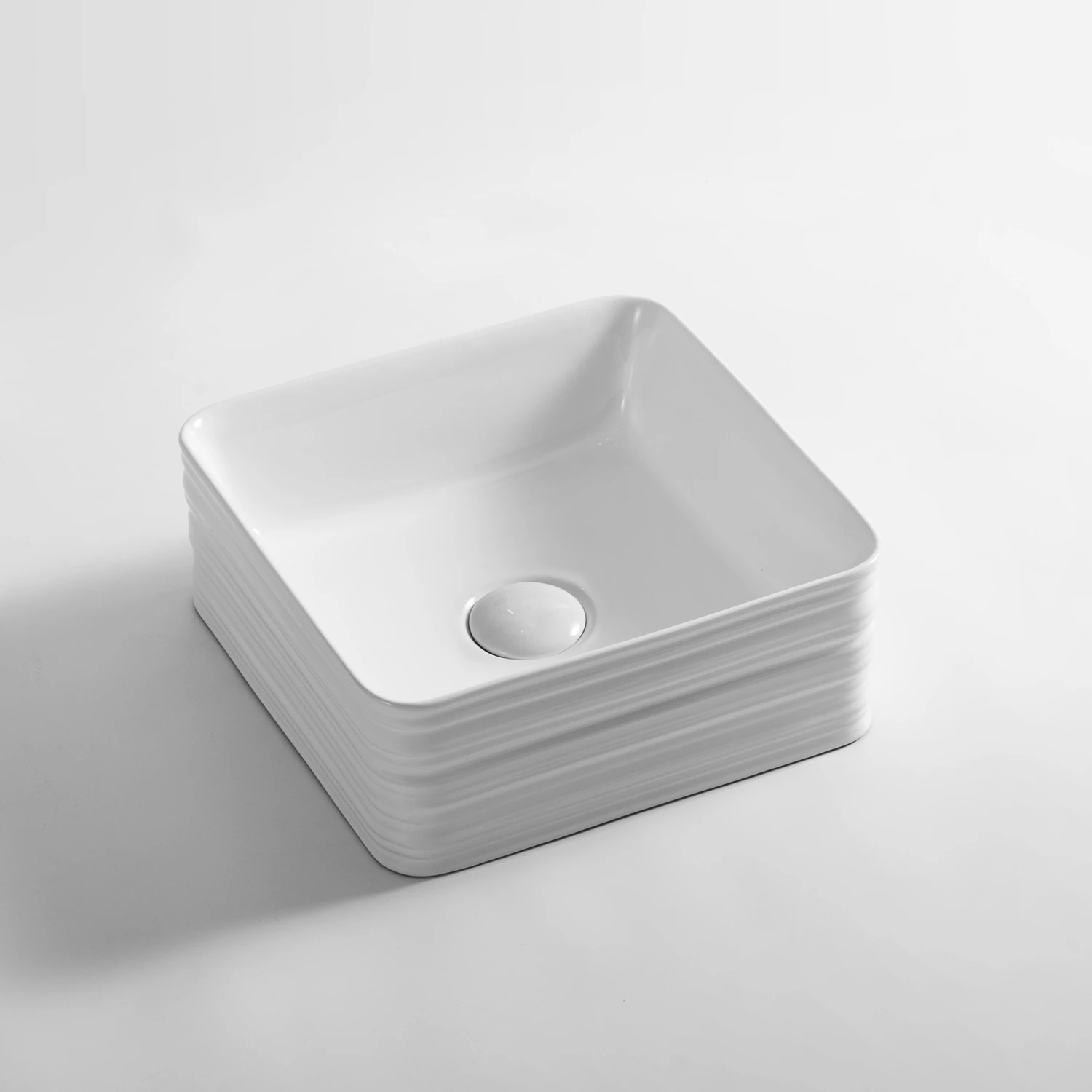 Modern Sanitary Ware Lavamanos Above Counter Top Handmade Ceramic