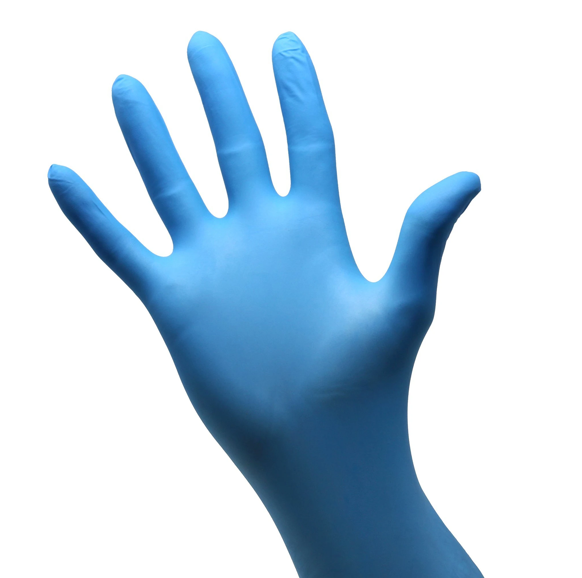 Manufacturer Cheap Malaysia Madical Exam Blue Disposable Gloves Of Nitrile