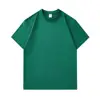 Tendance oversize pur coton vert herbe