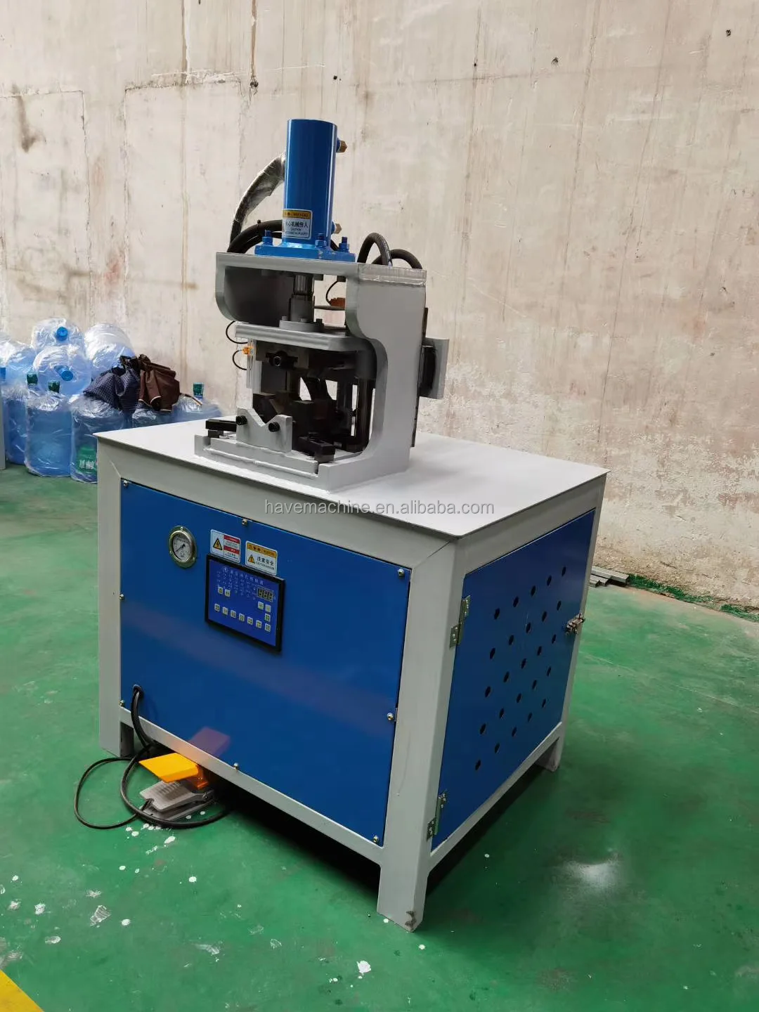 Punching Machine Hydraulic Punching Steel Pipe Puncher High Speed ...