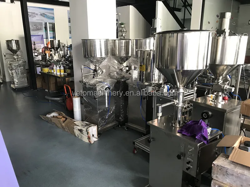 
Полуавтоматическая поршневая машина для розлива косметического крема и лосьона, оборудование для розлива варенья/кетчупа 