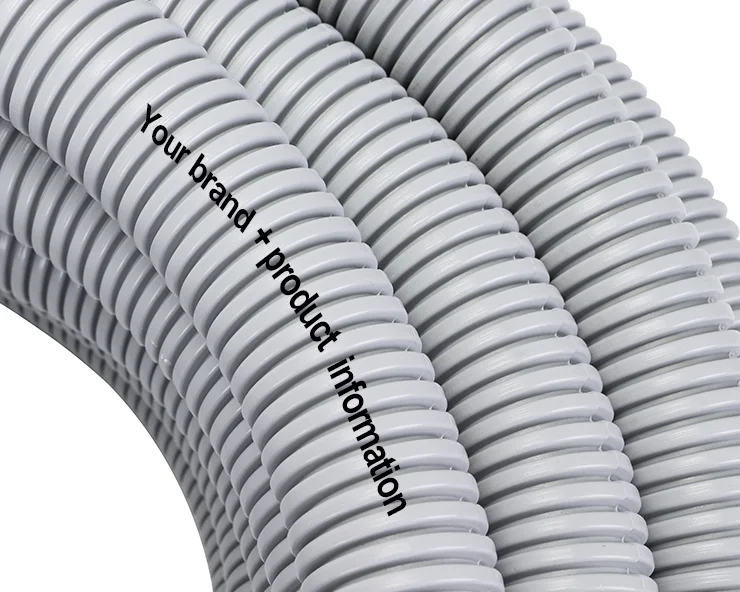 25mmD Flexible PVC Cable Conduit Pipe Electrical Corrugated Conduit 25m  Roll.