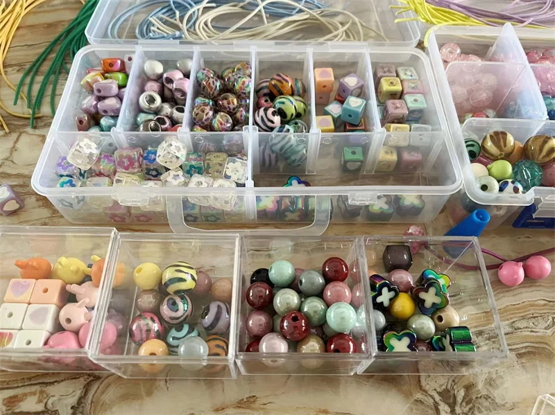 Mylulu Hair Big Bead Ponytail Knocker Ball Kids Hair Ties Little Girls Large Hair Bobbles Ball