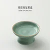Ru ware exquisite fruit plate - golden thread celadon - mini